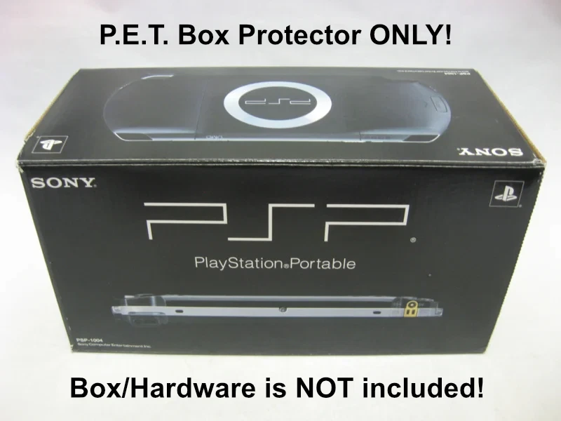 P.E.T. Plastic Box Protector / Display Case for Sony PSP 1004 Console Box - Image 1 of 3