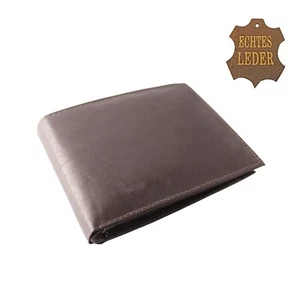 Portmonee Wallet Money Leder Portemonnaie Geld Geldbeutel Lederbörse Braun 271 - Bild 1 von 5
