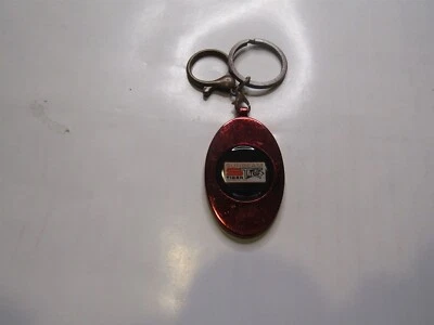 1960's SUNBEAM TIGER VINTAGE LOGO KEYCHAIN KEYRING NEW RED CHROME - Image 1 of 2