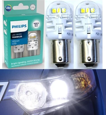Philips Ultinon LED 3497 White 6000K Two Bulb Rear Turn Signal Light Replacement - Image 1 of 4