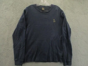 OVO Octobers Very Own Shirt Long Sleeve Navy Blue Logo Men's Size L - Picture 1 of 9