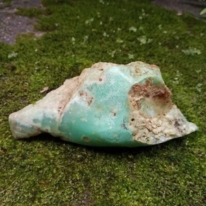 Amazing 244G Natural Rough Polished 100% Chrysoprase indonesia Mineral healing - Picture 1 of 8