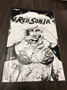 Red Sonja #4 1:20 Mike McKone Black And White Incentive Cover Dynamite (2017) - Picture 1 of 6