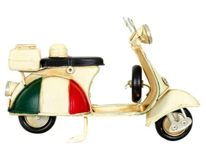 Modelo velomotor ciclomotor motocicleta chapa estilo antiguo - 17cm italia - Imagen 1 de 8