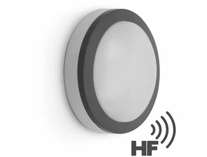 LED Aussenleuchte 12W IP65 HF-Bewegungsmelder Aussen Sensorleuchte Wandleuchte - Picture 1 of 8