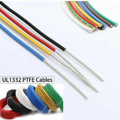 UL1332 Cable PTFE FEP Stranded Wire OD 1mm-2.5mm 14/16/18/20/22/24/26/28AWG • 1.38€
