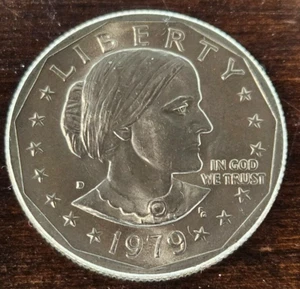 Moneda de 1 dólar 1979-D SBA Susan B Anthony - GEM BU - Imagen 1 de 3