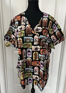 Scrubstar Squirrel And Friends Roadtrip Scrub Size 2X - Picture 1 of 5