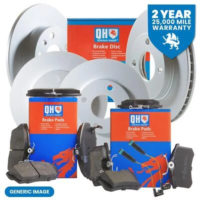 QH Front & Rear Brake Discs And Pads Fits Honda Civic Mk8 1.4 1.8 2.2 Cdti 06-11 - Image 1 of 4