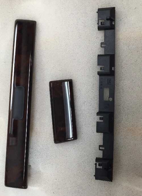 Cubierta de madera portavasos delantero BMW E38 740i 740iL 750i  Foto 1 de 1