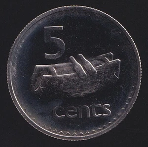 Fiji 1969 Five Cents 5c Elizabeth II - Specimen (Proof Like) - Picture 1 of 3