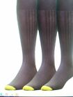  3 pack Gold Toe Men's Windsor Wool-Blend Over-The-Calf Dress Sock Black New