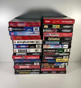 Sega Genesis Games Boxed U Choose Pick Fun Rare Action Racing RPG Sports - Picture 1 of 64