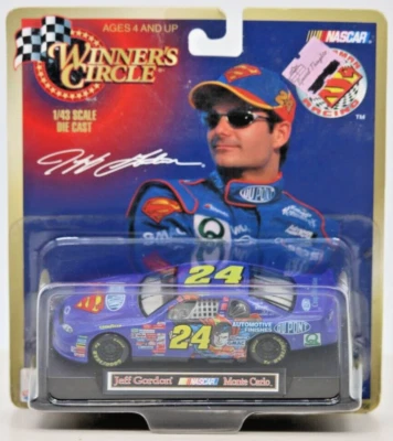 Vintage 1999 NASCAR Jeff Gordon 1:43 Scale Die Cast Winners Circle Car SUPERMAN - Image 1 of 4