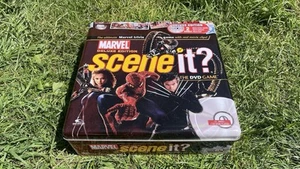MARVEL Deluxe Edition Scene it? Board Game w/2 DVDs Collector's Tin Complete - Picture 1 of 9