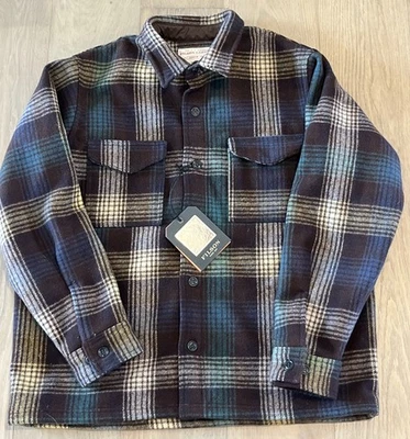 Camisa de jac de lana Filson Mackinaw | XL | Coffee Plaid | Hecha en EE. UU. | NUEVA CON ETIQUETAS $495 Foto 1 de 4