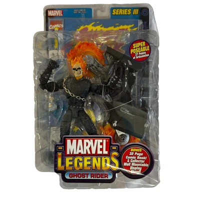 Toy Biz Marvel Legends Ghost Rider Serie III 6" Sellado 2002 Nuevo en Caja Figura Raro Foto 1 de 4
