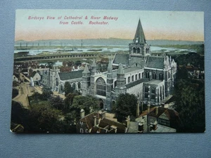 Rochester, Birdseye View of Cathedral & River Medway from Castle. Eastgate (N) - Picture 1 of 2