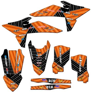 2025 XC RACE SERIES Orange Senge Graphics Kit Compatible with KTM - Foto 1 di 10