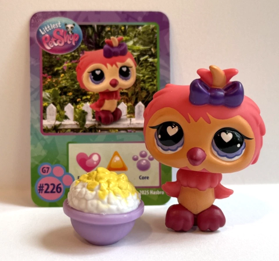 OWL #G7 #226 W /  Accessory - Authentic Littlest Pet Shop - Hasbro LPS - Image 1 of 1
