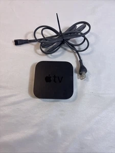 (O) Apple TV 2nd Gen Media Streamer - Black (Model A1378) No Remote - Picture 1 of 5