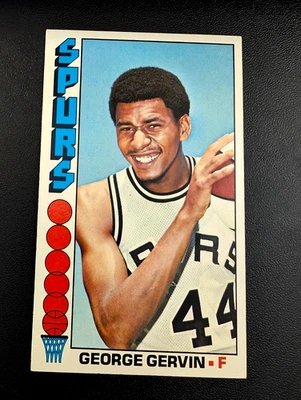 George Gervin 1976-77 Topps #68 casi nuevo+ Foto 1 de 2