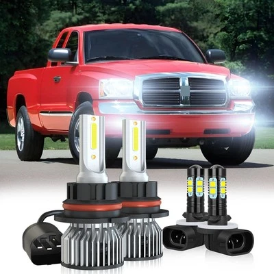 Faróis de neblina combo LED para Dodge Dakota Durango 2001 2002 2003 - Imagem 1 de 4