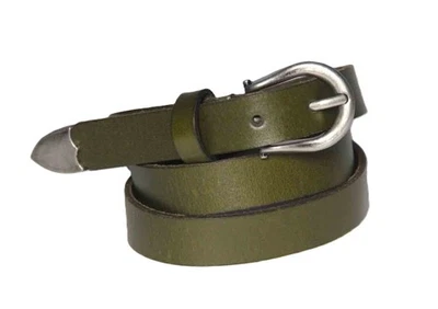 Cinturón de cuero verde oliva Lucky Brand para mujer talla grande Foto 1 de 2