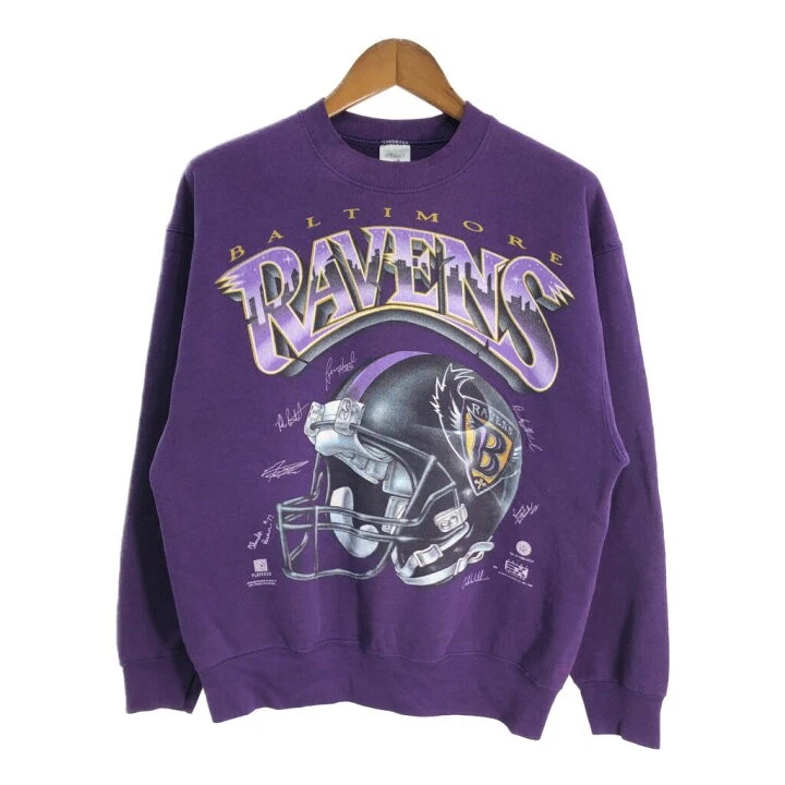 Vtg Baltimore Ravens NFL Football Helmet Unisex Crewneck Sweatshirt RM2113 - Image 1 of 1