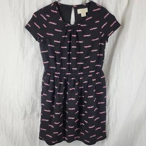 Kate Spade Pink Classic Car Print Skirt the Rules Girls Dress Sz 7 Elastic Waist - Picture 1 of 7