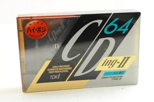 TDK CD ing-II High Position Type II Cassette Tape 64 min -2 - Picture 1 of 4