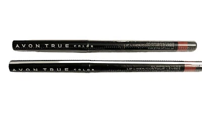 Avon True Color Glimmersticks Retractable Lip Liner TRUE RED Set of 2 SEALED - Image 1 of 4