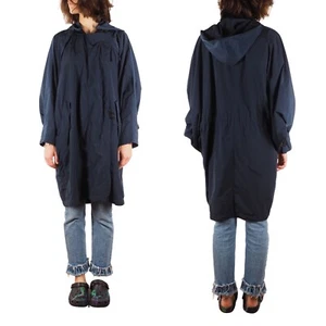 Acne Studios Vintage DIVER SS11 Women's Blue Cape Coat Jacket size 34 Oversized - Picture 1 of 8