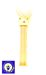 1993 dispensador PEZ vintage - conejo de Pascua hecho en Eslovenia patente de EE. UU. 3.966.683 - Imagen 1 de 4