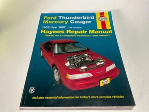 Haynes 36086 Repair Manual -Ford Thunderbird Mercury Cougar 1989-1997 NC - Picture 1 of 5