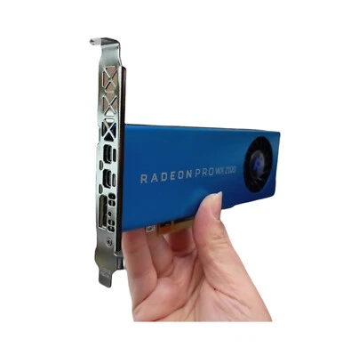 Scheda video grafica AMD Radeon Pro WX 2100 2GB GDDR5 GPU pcie 3.0 alto profilo - Immagine 1 di 4