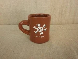 Life is Good Mug Heavy Restaurant Style Ceramic Do what you like...Brown - Picture 1 of 6