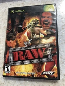 WWF RAW WRESTLING X-BOX JUEGO XBOX CARTUCHO JUEGO Y ESTUCHE NES HQ - Imagen 1 de 2