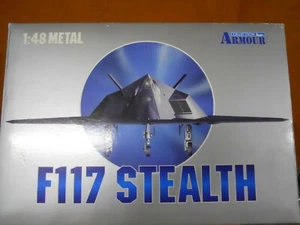 ARMOUR FRANKLIN MINT 1/48 F-117 FURTIF U.S.A.F. " SCORPION 3 BLACK BUNNY " MINT - Foto 1 di 12