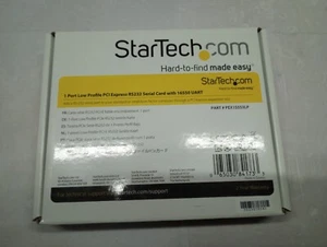 StarTech PEX1S553LP 1 Port Low Profile PCI Express RS232 Serial Card w/16550 - Picture 1 of 6
