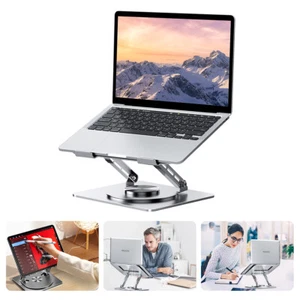 Laptop Ständer 360 °Drehbarer Laptop Stand Notebookständer Halterung 17,3'' Max - Afbeelding 1 van 13