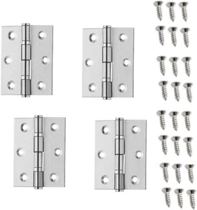 50Mm/2Inch Stainless Steel Folding Butt Hinges Cupboard Cabinet Home Furniture H - Picture 1 of 4