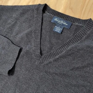 Brooks Brothers Pullover Pulli Herren XL dunkelgrau Merinowolle Stretch Nylon - Bild 1 von 6