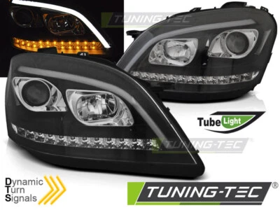 Mercedes W164 Scheinwerfer ML M-Klasse LED Tagfahrlicht Optik SEQ. LED Blinker - Bild 1 von 4
