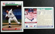 SCOTT ALDRED - 1991 Score , Detroit Tigers - Rookie Prospect