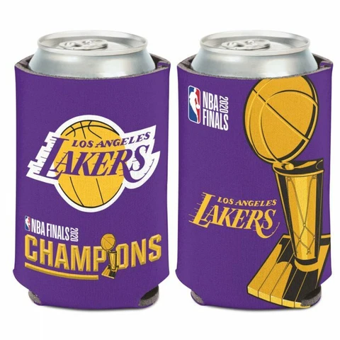 LOS ANGELES LAKERS 2020 NBA FINALS CHAMPIONS CAN BOTTLE COOZIE KOOZIE COOLER Cover
