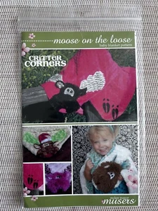 MOOSE ON THE LOOSE ~ Baby Blanket Pattern Critter Corners - Picture 1 of 2