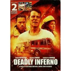 DEADLY INFERNO (3-MOVIE DVD) Fire from below/The day the sky exploded Slipcover! - Picture 1 of 1