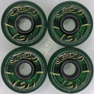 Sector 9 Nine Nineballs Skateboard Longboard Cruiser Wheels 65MM 78a Green USED - Picture 1 of 3