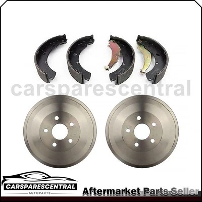 Задние тормозные барабаны и полуметаллические башмаки подходят для Chrysler PT Cruiser 2004 2005 2006 годов выпуска - Изображение 1 из 4